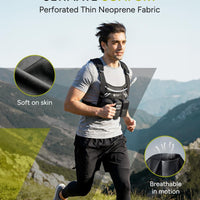 Running Vest with 2L Water Bladder, Hydration Vest | for Women and Men, Breathable Durable Chest Pack with Waterproof Pockets for Jogging, Trail Running, Hiking