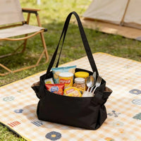 1PCS Large Capacity Foldable Travel Organizer Bag Durable Lightweight Waterproof Tote Duffel Includes Picnic Mat Storage Bag