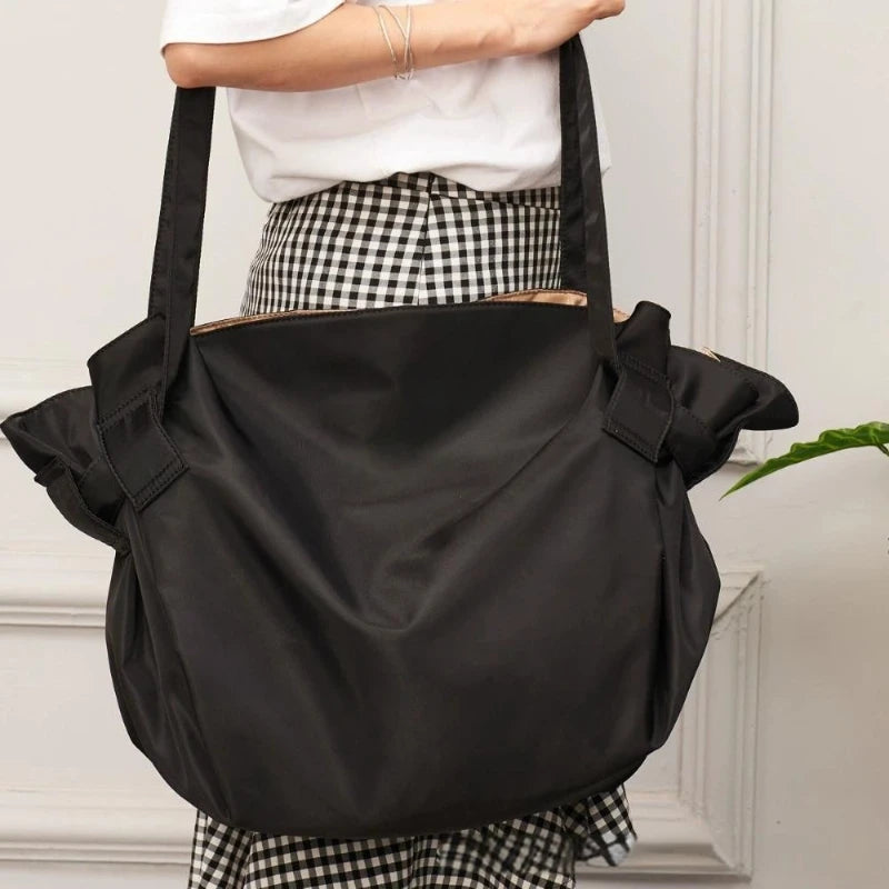 1PCS Large Capacity Foldable Travel Organizer Bag Durable Lightweight Waterproof Tote Duffel Includes Picnic Mat Storage Bag